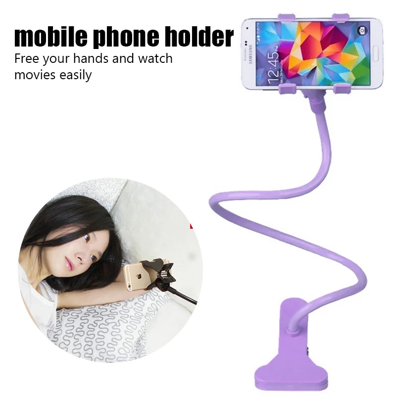 Soporte Universal Flexible para teléfono móvil, Clip ajustable para teléfono móvil, cama para el hogar, montaje de escritorio, soporte para teléfono inteligente