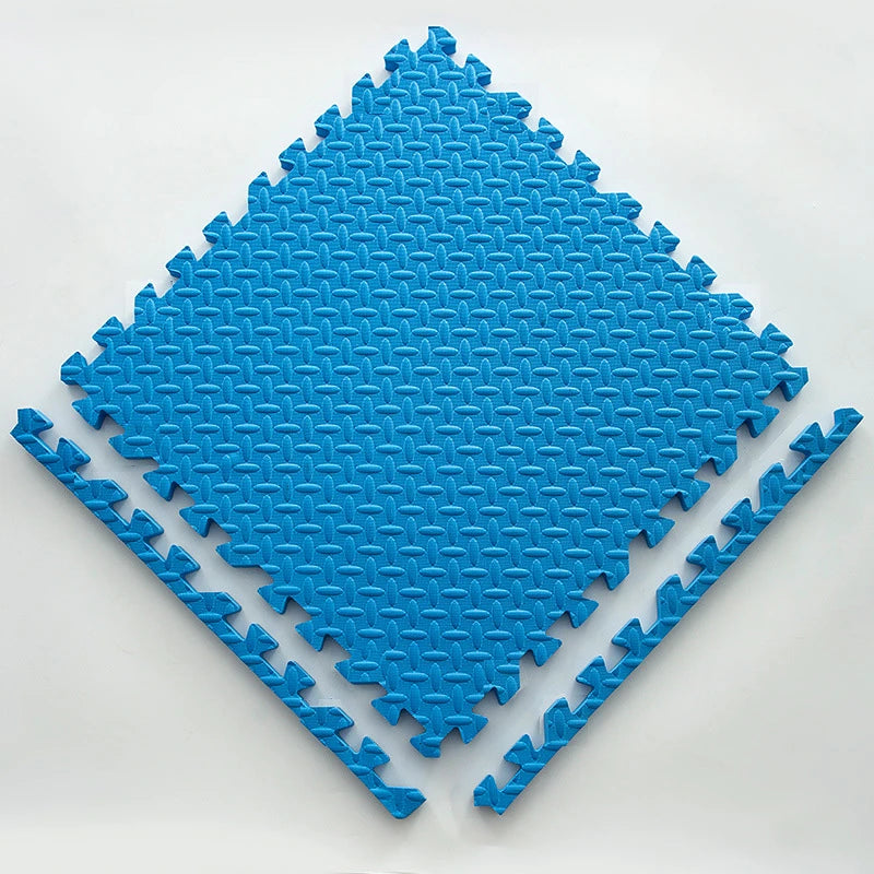 12 Uds. Alfombra de espuma para juegos de bebés, tapete de rompecabezas para niños, baldosas de ejercicio entrelazadas, baldosas de suelo, alfombra de juguete, alfombra suave 30*30*1cm