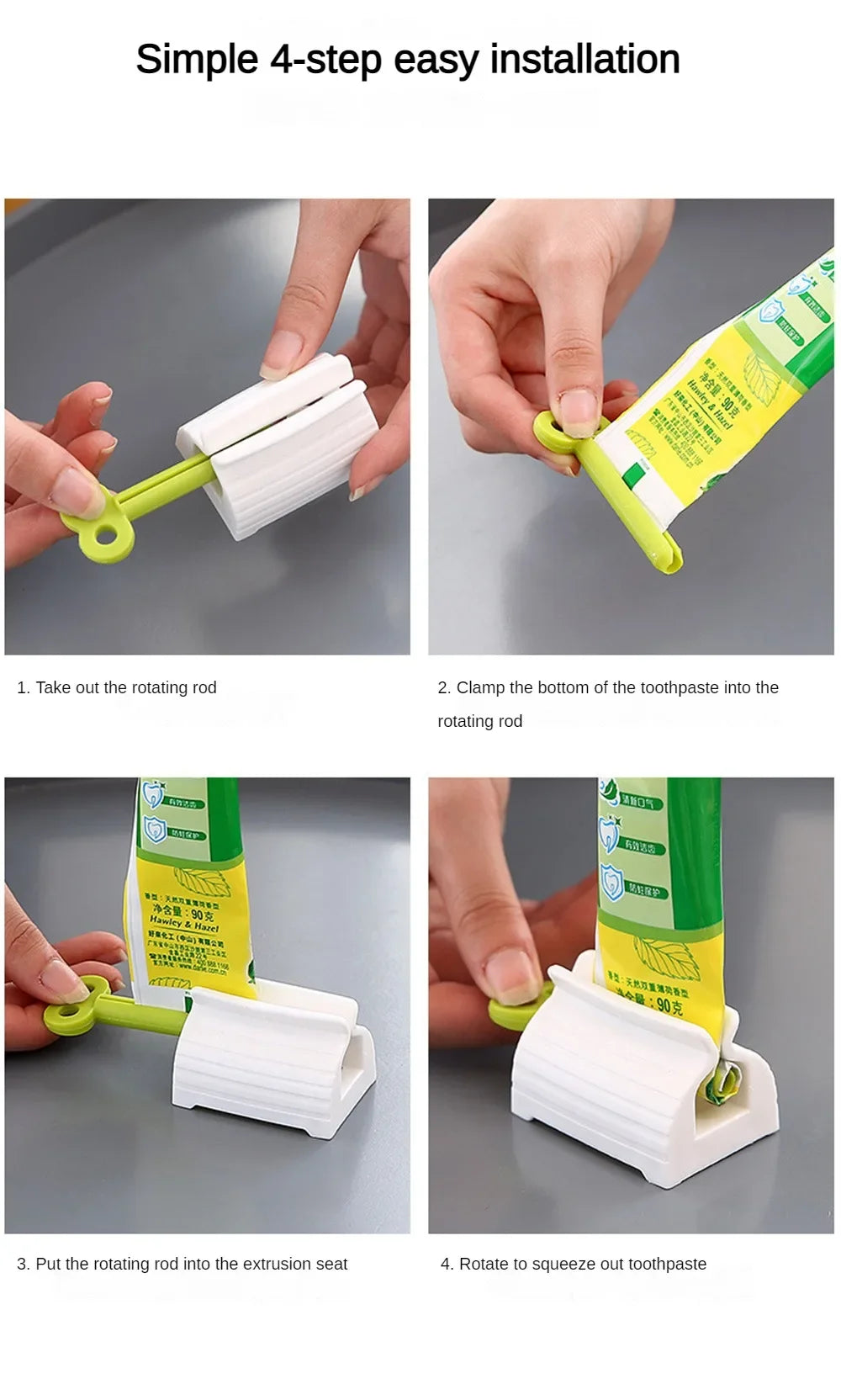 Exprimidor de pasta de dientes, herramientas manuales portátiles para apretar, tubo de pasta de dientes, soporte dispensador de limpiador Facial, accesorios de baño