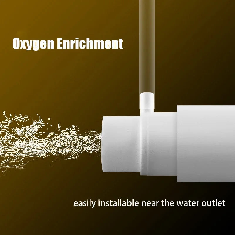 Boquilla de salida de agua acrílica para acuario, adaptador de enriquecimiento de oxígeno, difusor de aire, bomba de agua de aire creciente, accesorios para pecera