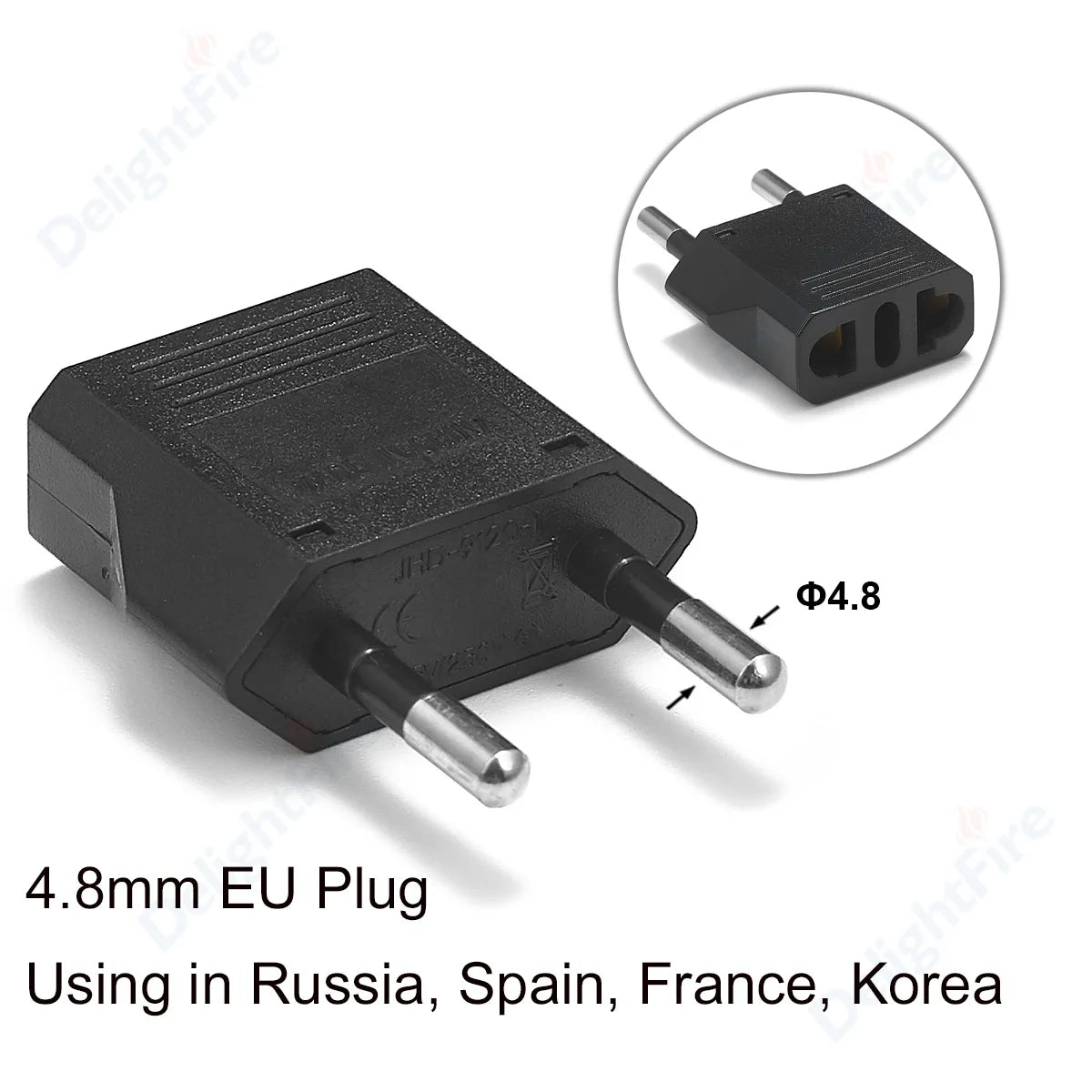 Adaptador de enchufe eléctrico estadounidense, europeo, UE a EE. UU., América, China, CN, Canadá, CA, adaptador de viaje, enchufe de 2 pines, convertidor tipo A, adaptador de corriente