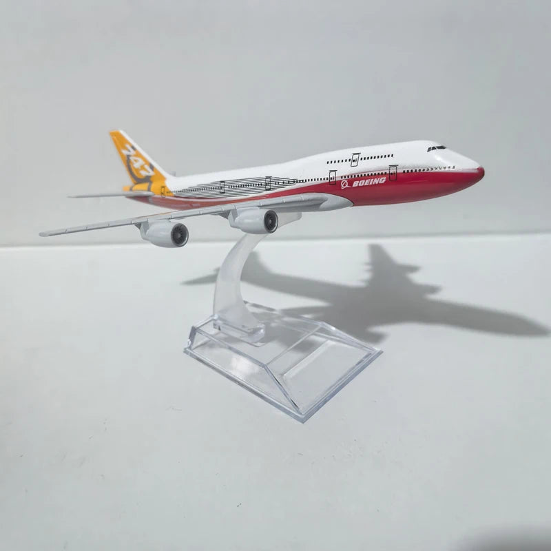 JASON TUTU modelo Original Boeing 747 avión Diecast Metal 1/400 escala miniatura avión modelo aviones regalo