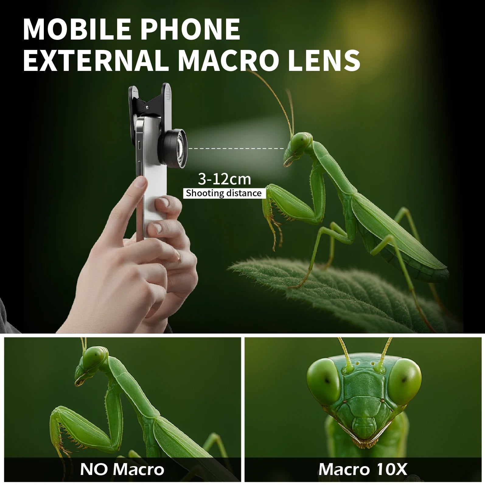 Nueva lente Macro mejorada 4K HD 30-120mm lente de teléfono Ultra cámara filtros CPL Star para iPhone xs Max Samsung s10 todos los teléfonos inteligentes