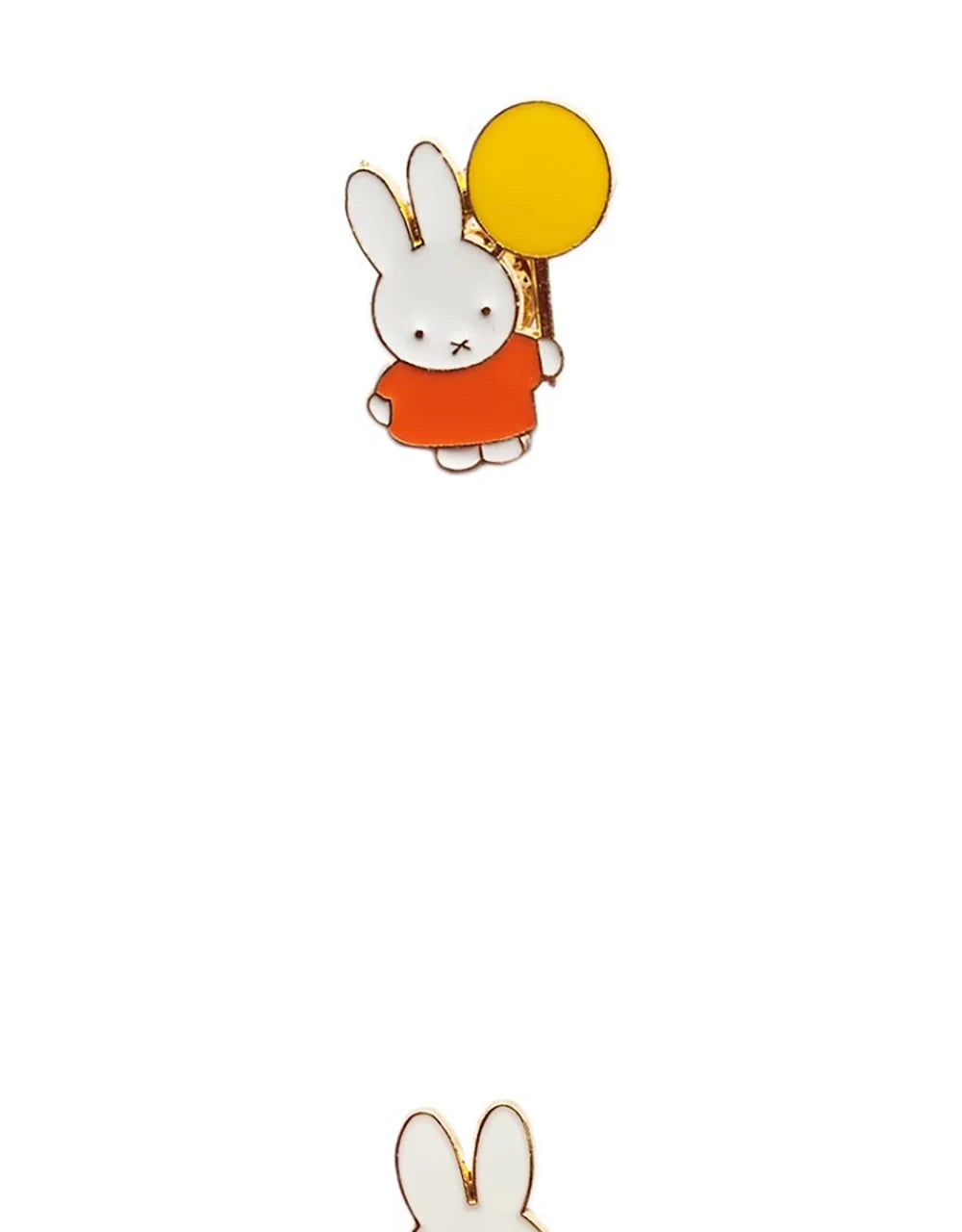 Broche Kawaii Miffy, bonito Pin esmaltado para solapa, accesorios de Metal, sombrero, ropa, mochila, decoración, regalo para niña