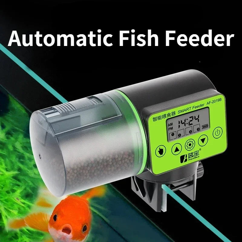 Alimentador automático de pecera, alimentador de sincronización inteligente, alimentador de peces dorados, aparato de alimentación de acuario de peces de gran capacidad
