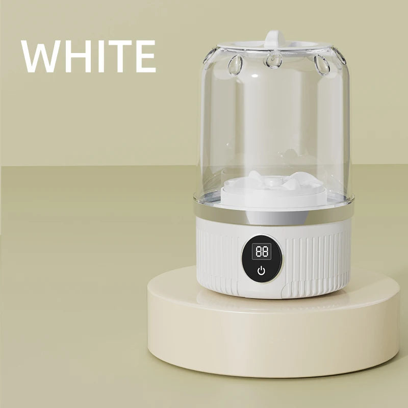 Mini lavadora eléctrica para el hogar, ropa interior, calcetines, pequeña lavadora con carga inalámbrica, lavadora de ropa para mascotas