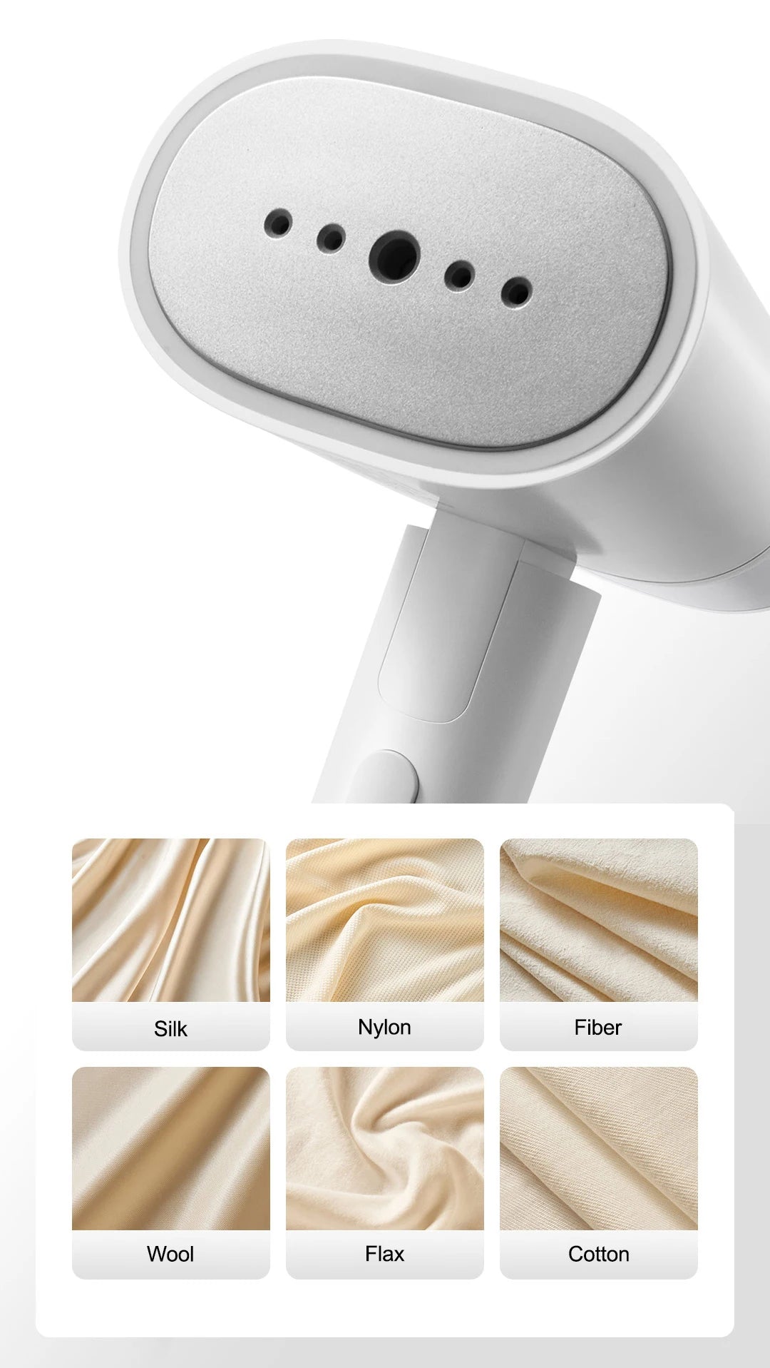 Nuevo Vaporizador de Ropa Portátil MIJIA 2, Plancha Eléctrica Doméstica, Limpiador a Vapor Plegable, Eliminador de Ácaros, Máquina de Planchado Plano