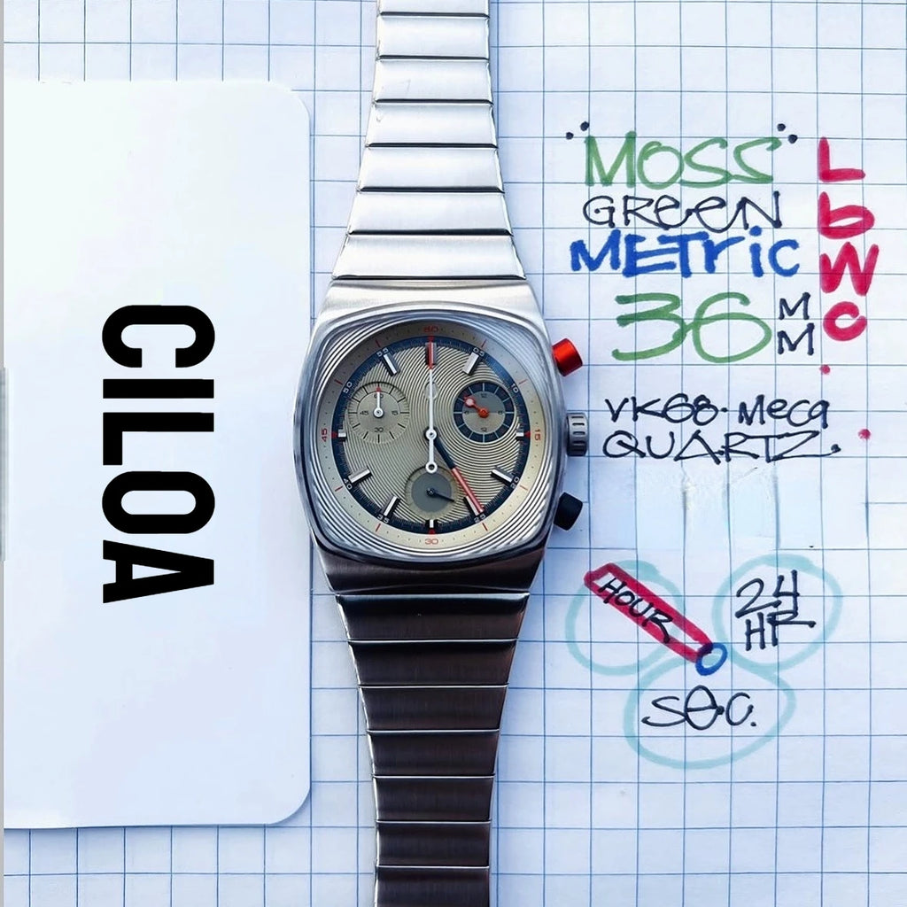 Reloj CILOA 2026 Cuadrado para Hombre, Diseño Exclusivo, Lujo Ligero, Alta Gama, Moderno