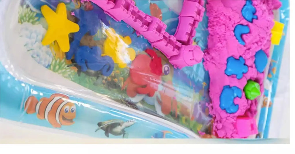 Juguetes para bebés, estera de juego de agua para el tiempo de la barriga, cojín inflable, educación temprana, estera de juego de agua para bebés y niños pequeños
