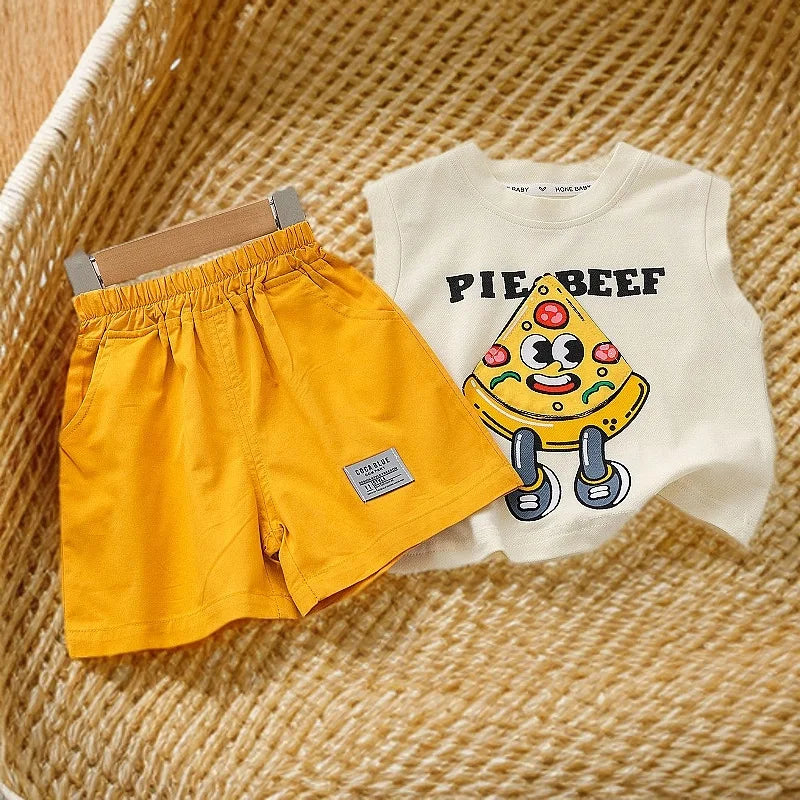 Conjunto de Chaleco sin Mangas para Bebé, Nueva Llegada de Verano