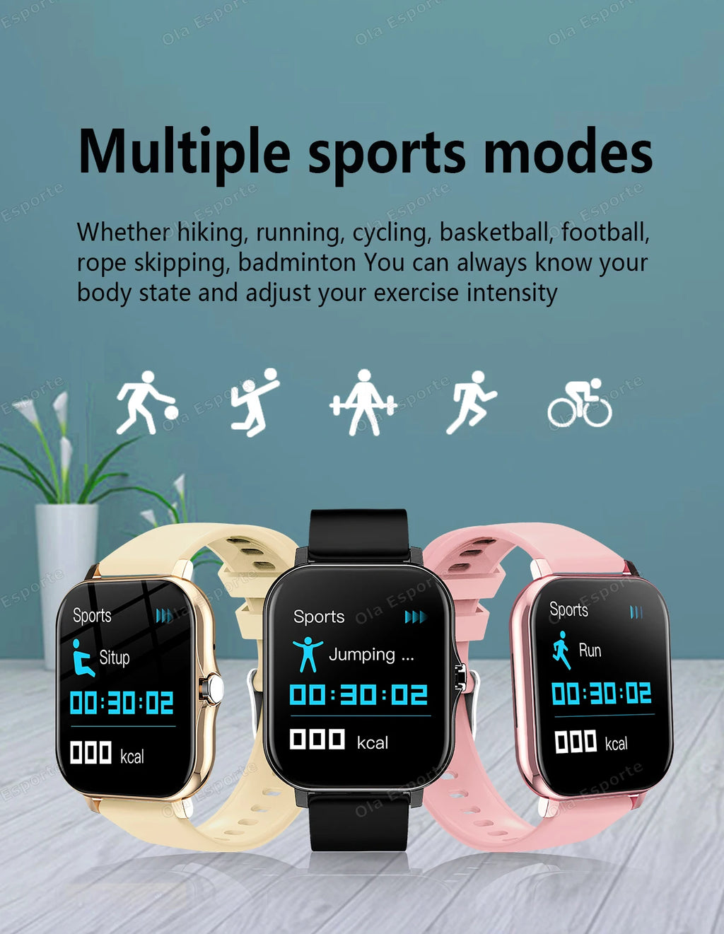 20226 Nuevo reloj inteligente de 1,83 pulgadas Notificaciones de llamadas Monitoreo del sueño Seguimiento de actividad Reloj inteligente Compatible con Android e iOS