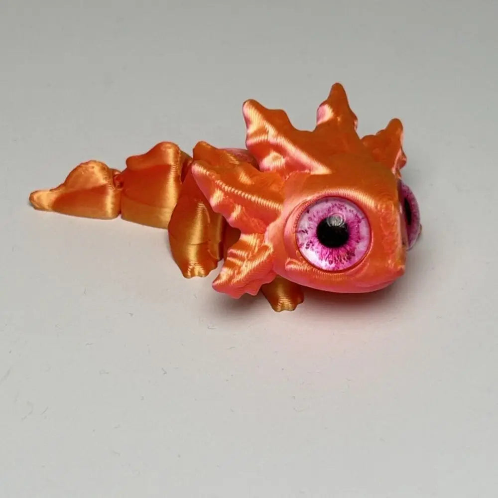 Diseño multiarticulado Impresión 3D Figuras Newt Piezas móviles Figuras de ojos de simulación impresas en 3D Dibujos animados realistas