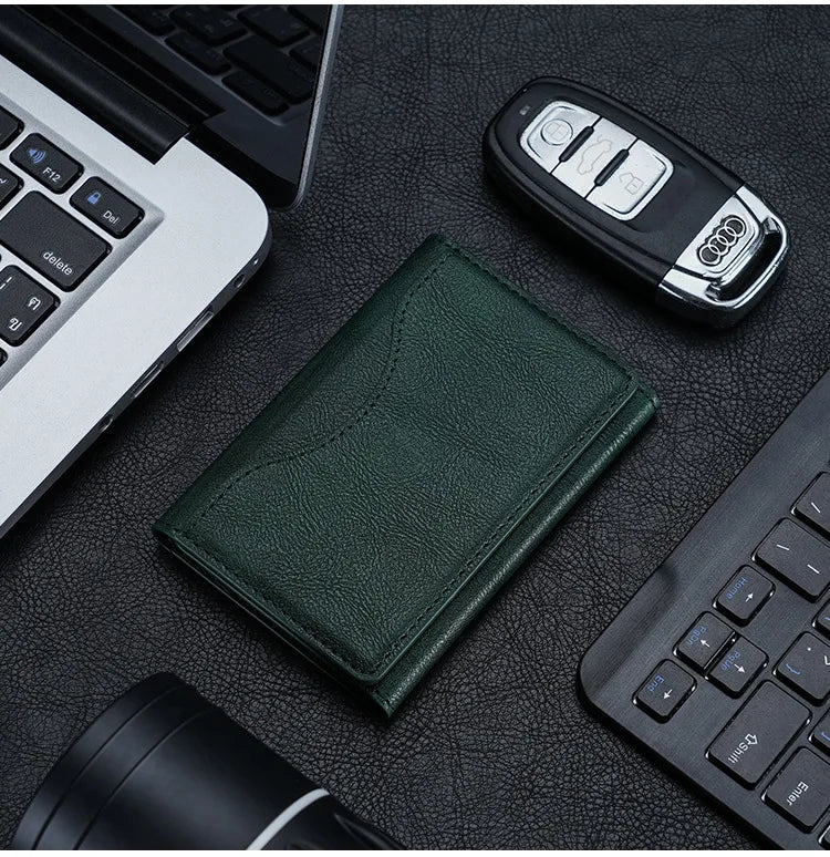 Cartera con tarjetero magnético para iPhone, Samsung, Xiaomi, MagSafe, funda desmontable con múltiples ranuras para tarjetas