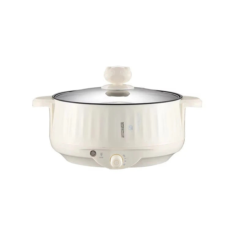 Olla eléctrica de una o doble capa de 1.7L, olla antiadherente para el hogar, olla de arroz, utensilios para cocinar