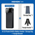 Cargador de Gimbal Portátil NOHON para DJI Osmo Pocket 4 Pro 3, Batería de 10000mAh/5000mAh, Banco de Energía Portátil de 22.5W