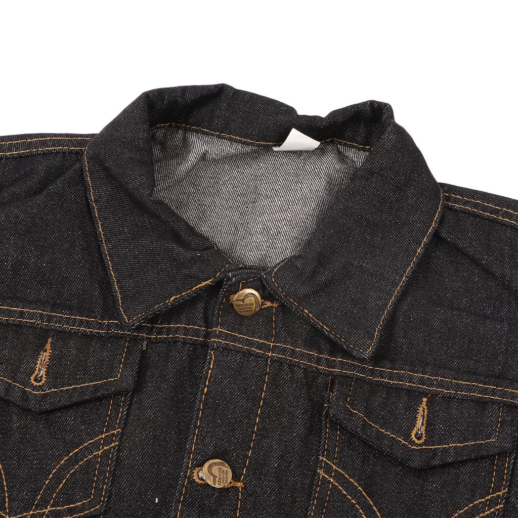 Chaleco Vaquero para Hombre, Cuello Vuelto, Sin Mangas, de Moda, con Botones, Estilo Casual