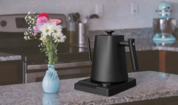 Hervidor eléctrico de cuello de cisne de 1200W con Control de temperatura, hervidor eléctrico para café y té, cafetera de 110v/220v