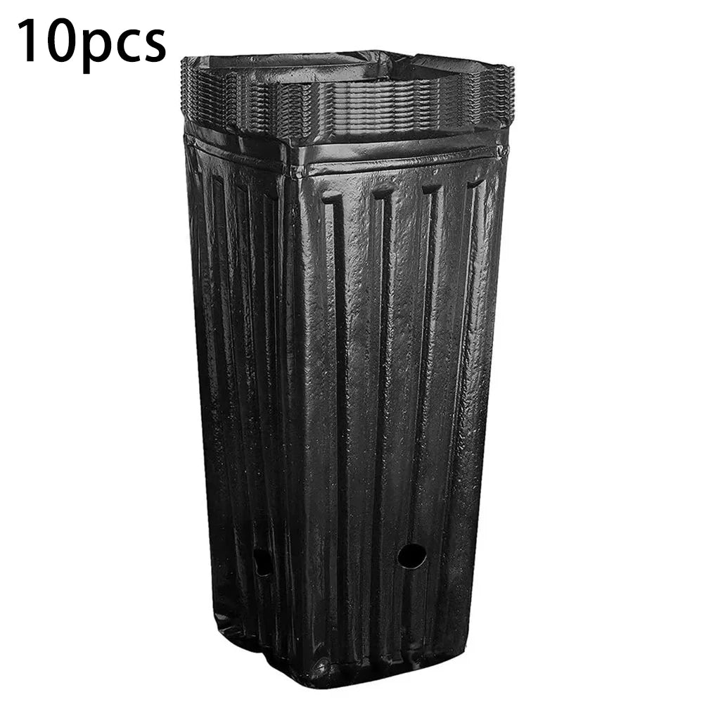 Semilla de plantas cuadrada alta, taza para plantar, maceta de plástico para vivero profundo, contenedor para plantas y flores, bolsas para cultivo de trasplante de jardín