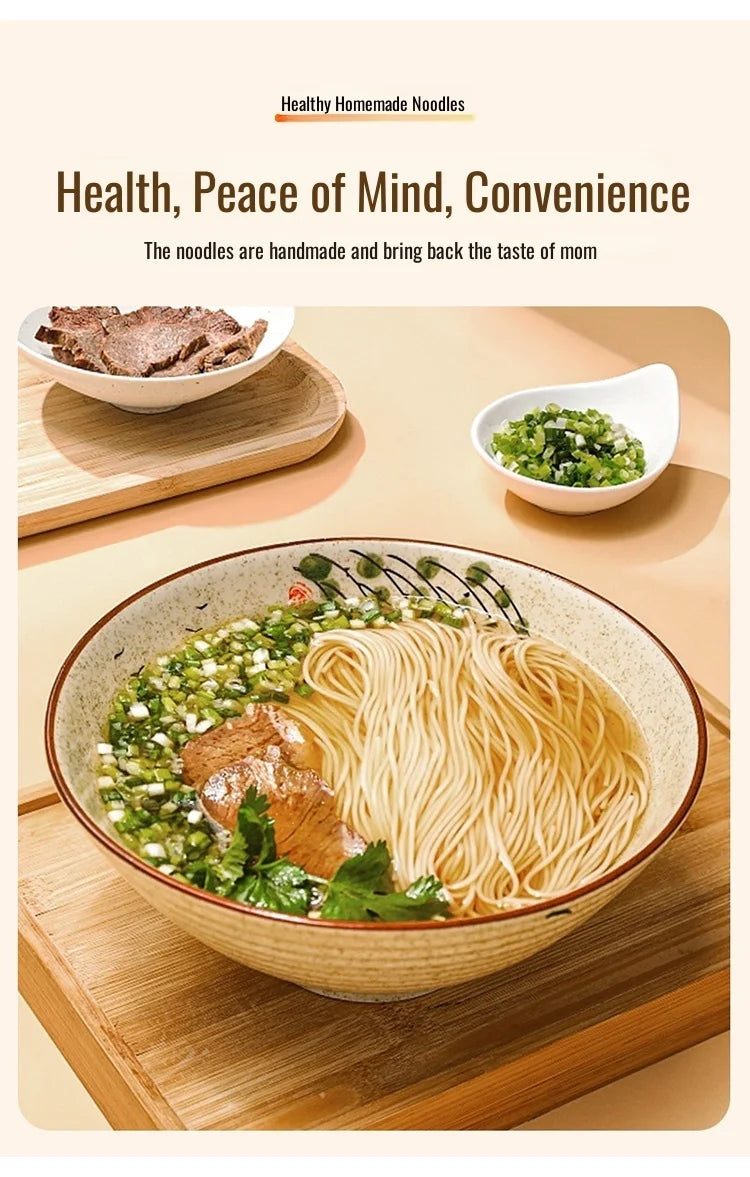 Fabricante de fideos inalámbrico eléctrico, prensa de fideos portátil de mano, electrodomésticos, cocina al aire libre, desayuno en casa, fabricante inteligente