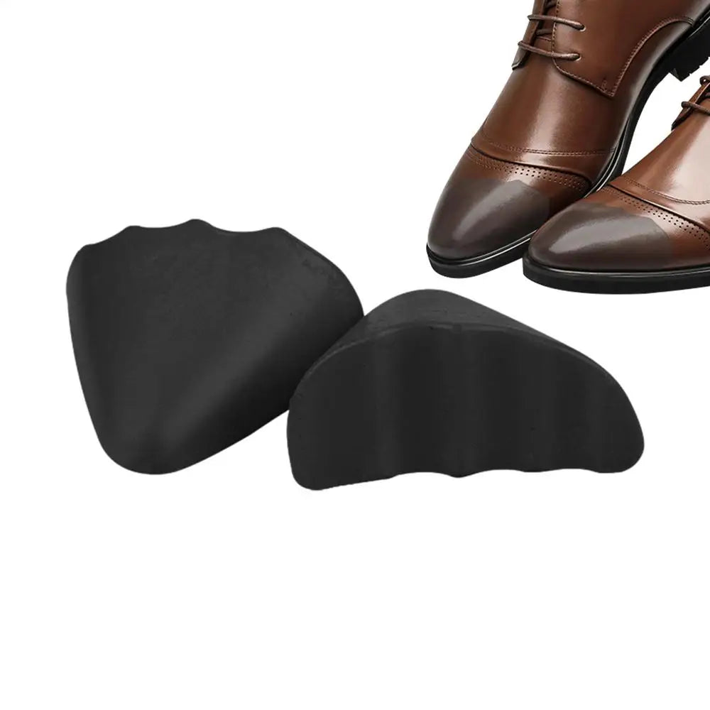 Rellenos de dedos para zapatos, relleno de zapatos de espuma de PU suave y grueso, 1 par de inserciones para los dedos, embutidor de zapatos cómodo antidesgaste para zapatos informales