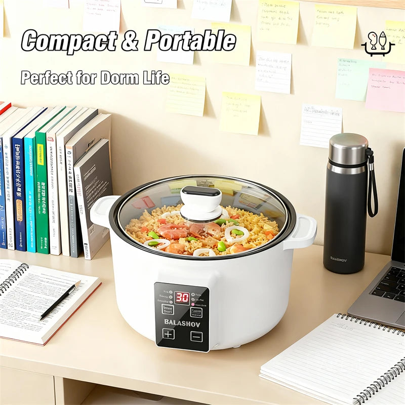 Cocinas múltiples para el hogar de 220V, cocina eléctrica de 3,5 L, olla de cocina antiadherente, olla caliente, olla arrocera inteligente, aparatos de cocina
