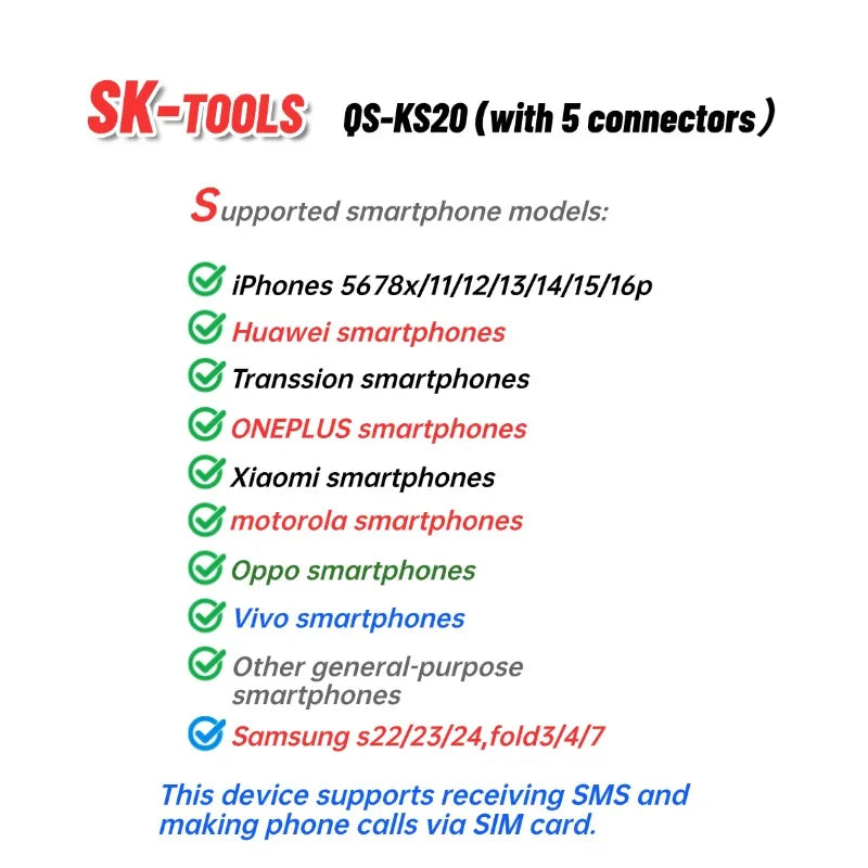 Lector de Tarjetas SIM Múltiples con 20 Ranuras, Adaptador de Tarjetas SIM Universal para Android y Apple, Expansión de Gran Capacidad