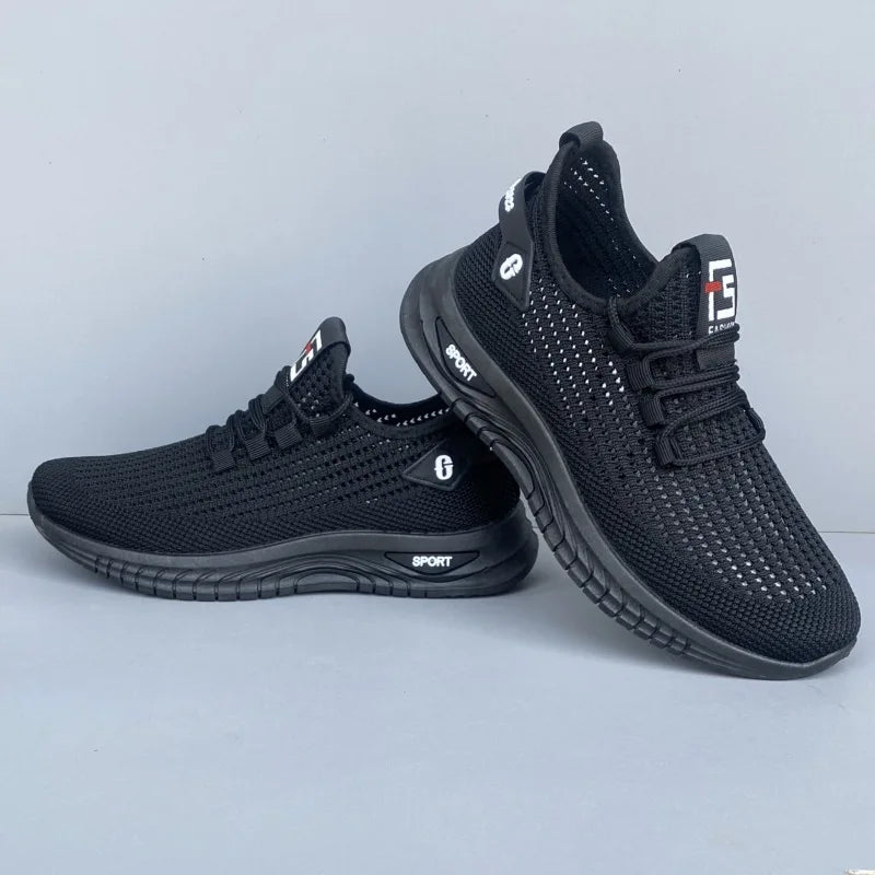 Zapatillas Deportivas Casuales Transpirables para Hombre, Primavera 2025, Nuevas con Superficie de Malla, Estilo Coco, para Deportes al Aire Libre, Ligeras y Cómodas