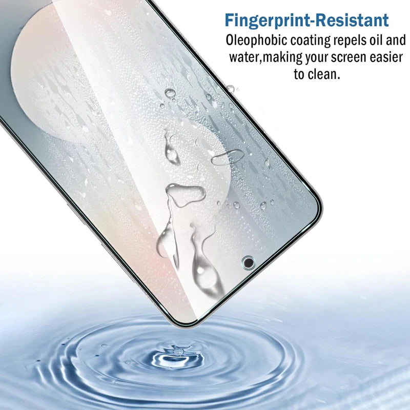 4 Piezas de Vidrio Templado para Samsung Galaxy S25 FE, Protector de Pantalla Transparente para Samsung S25 FE S25FE
