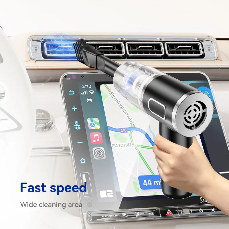 Colector de polvo 3 en 1, 39800pa, portátil, inalámbrico, potente succión, aspirador eléctrico inteligente para el hogar y el coche, novedad de 2026