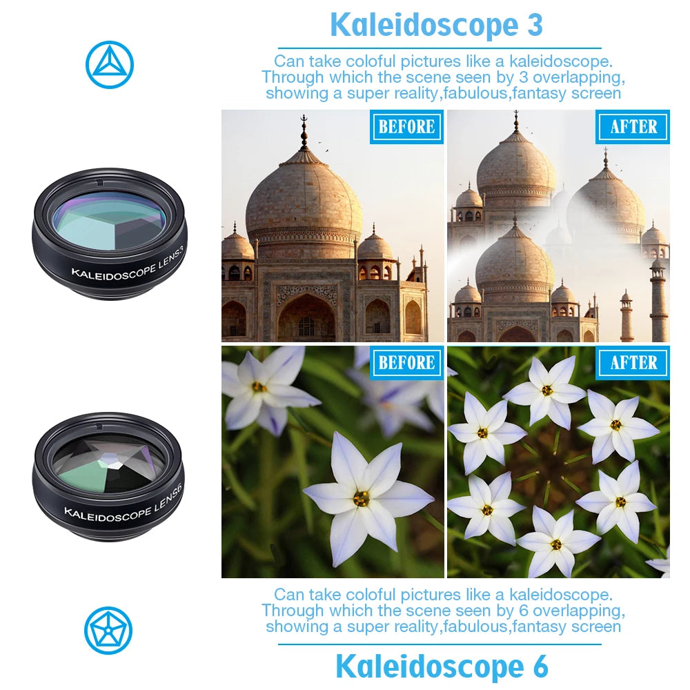 APEXEL-Kit de lentes para teléfono móvil, teleobjetivo 22X, ojo de pez, lente Macro gran angular, filtros de flujo de estrella CPL para todos los teléfonos inteligentes, 10 en 1