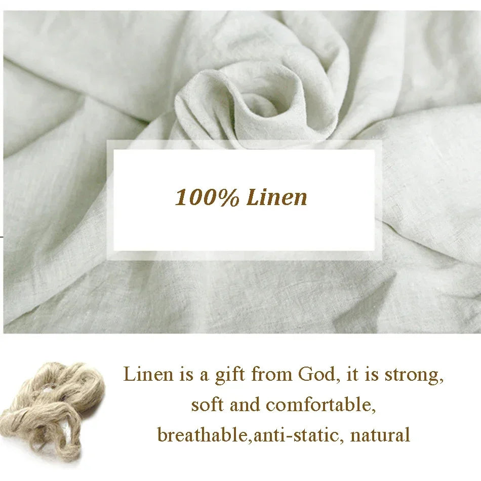 Funda de almohada de lino de 2 uds, fundas de almohada tipo sobre suaves y cómodas de lino Natural francés, decoración del hogar, funda de almohadas para dormitorio para todas las estaciones