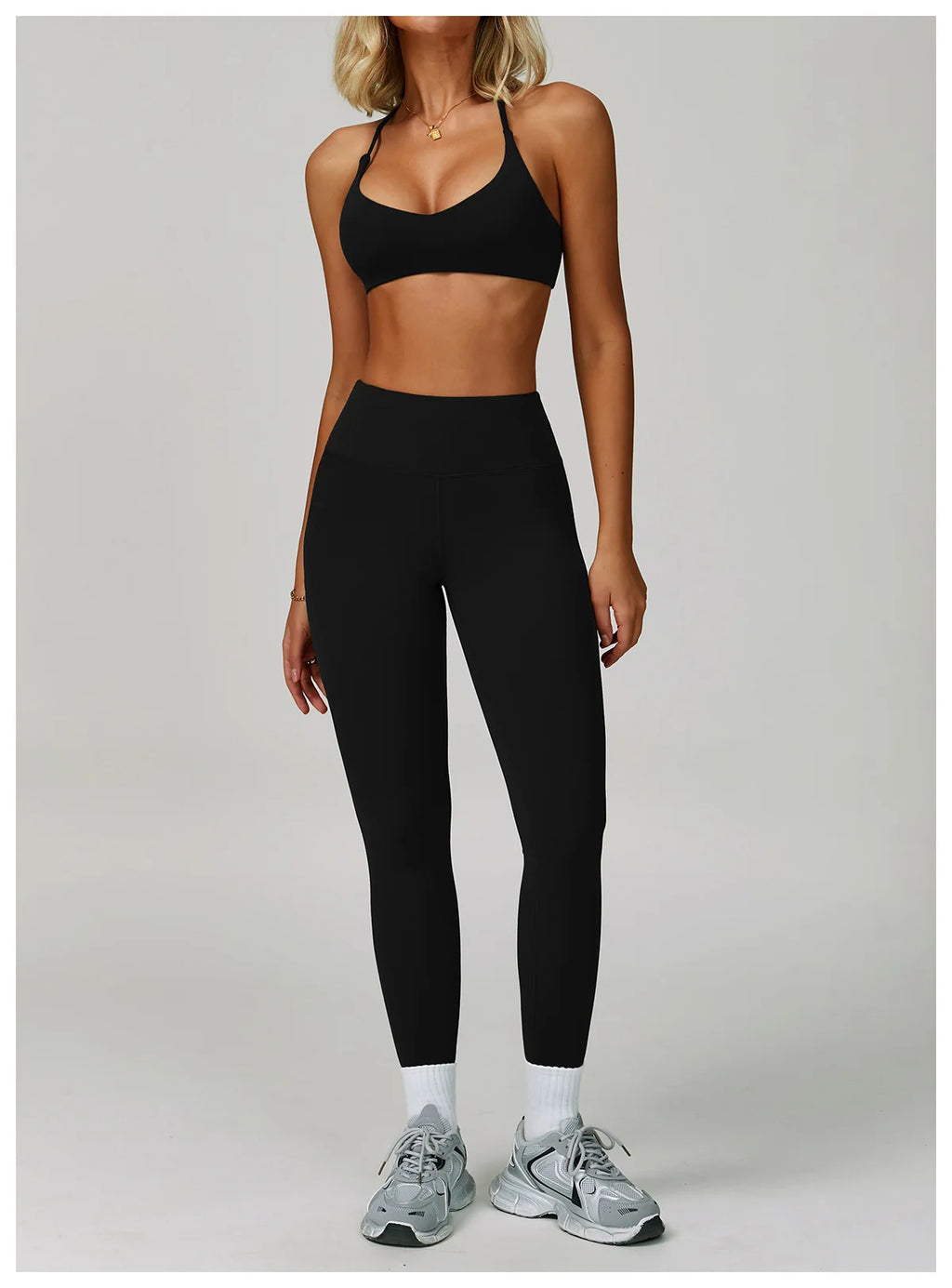 Conjuntos de 2 uds de chándal para mujer, ropa deportiva, conjuntos de Yoga, ropa deportiva, sujetador de entrenamiento, conjunto de mallas de cintura alta, ropa de gimnasio, trajes deportivos