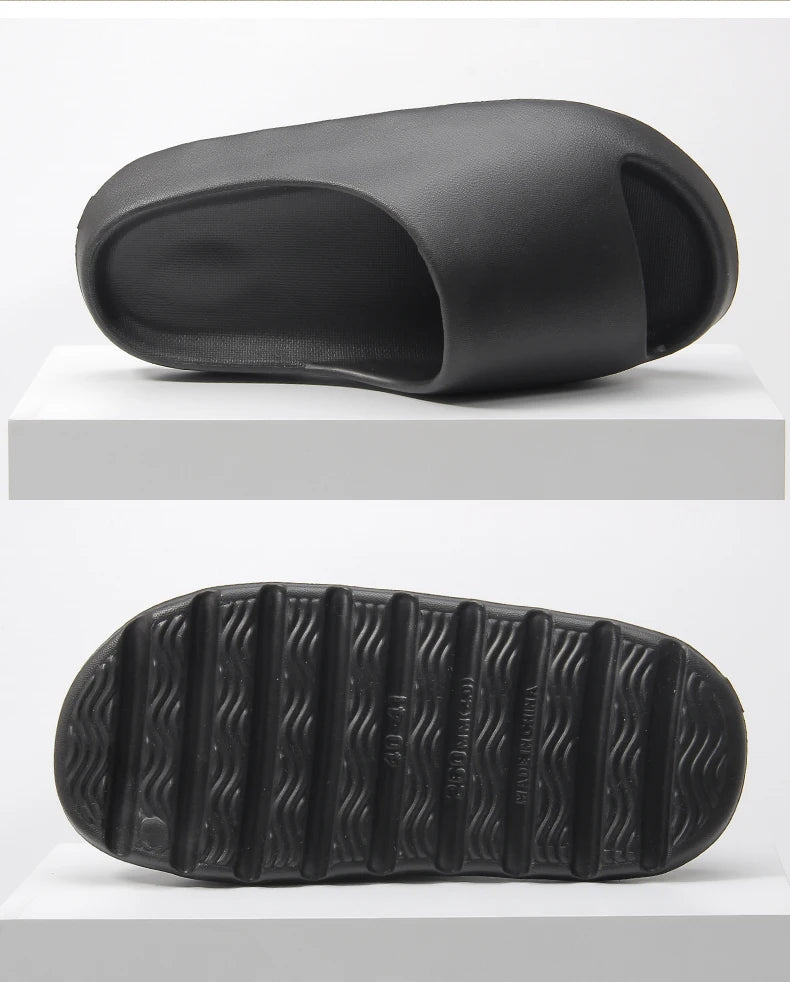Sandalias de Coco con Suela Gruesa, Sensación de Caminar sobre Nubes, Antideslizantes, Novedad de Verano (Caja de zapatos no incluida)