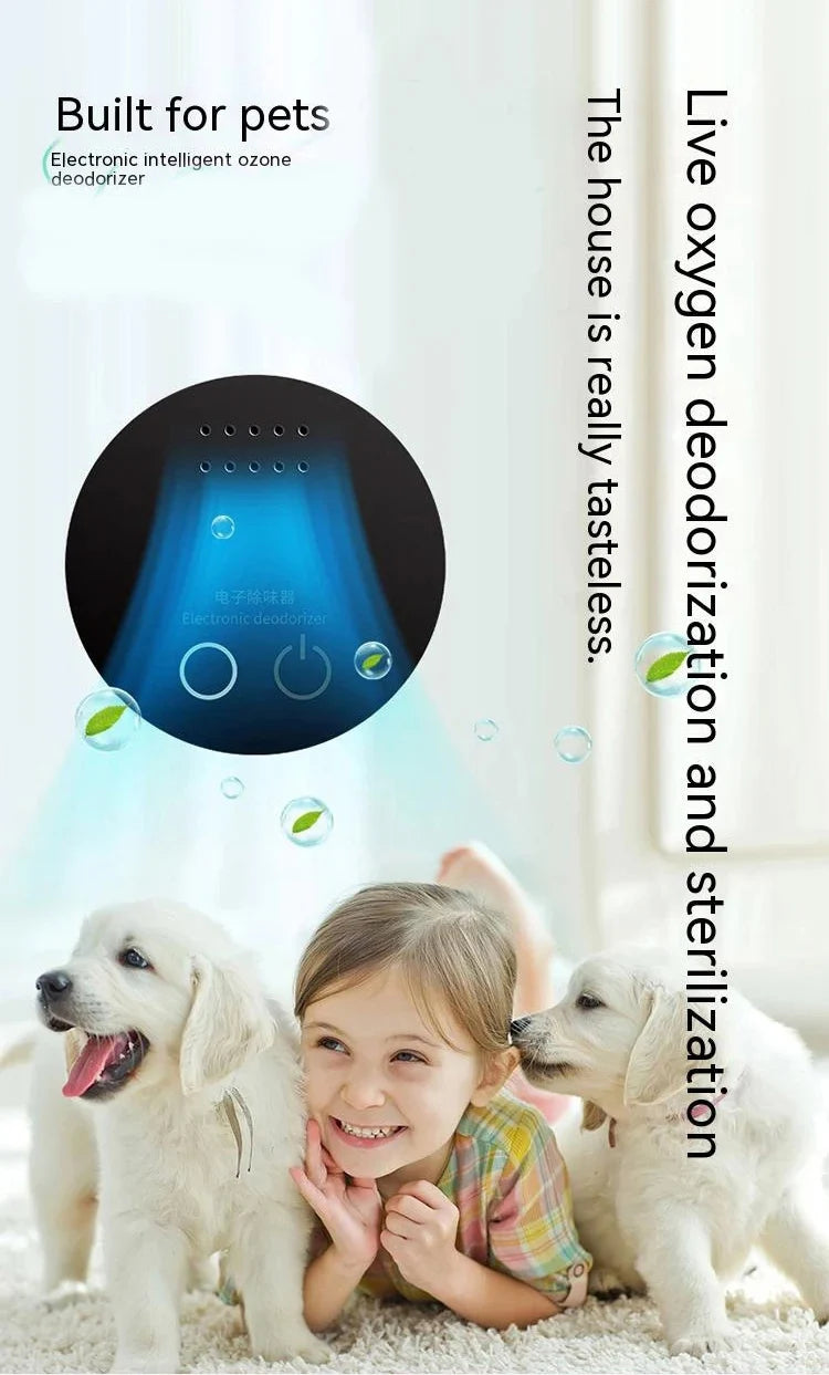 Purificador de Aire HOMEFISH HF07 para Esterilización, Desodorización y Desinfección, Purificador de Ozono Inteligente para Zapatero