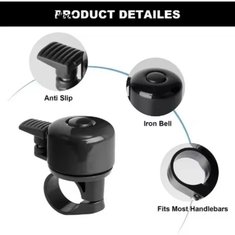Timbre de bicicleta de aleación para seguridad, anillo para manillar de ciclismo, llamada de bicicleta, accesorios para bicicleta, bocina de bicicleta de montaña y carretera, alarma de sonido
