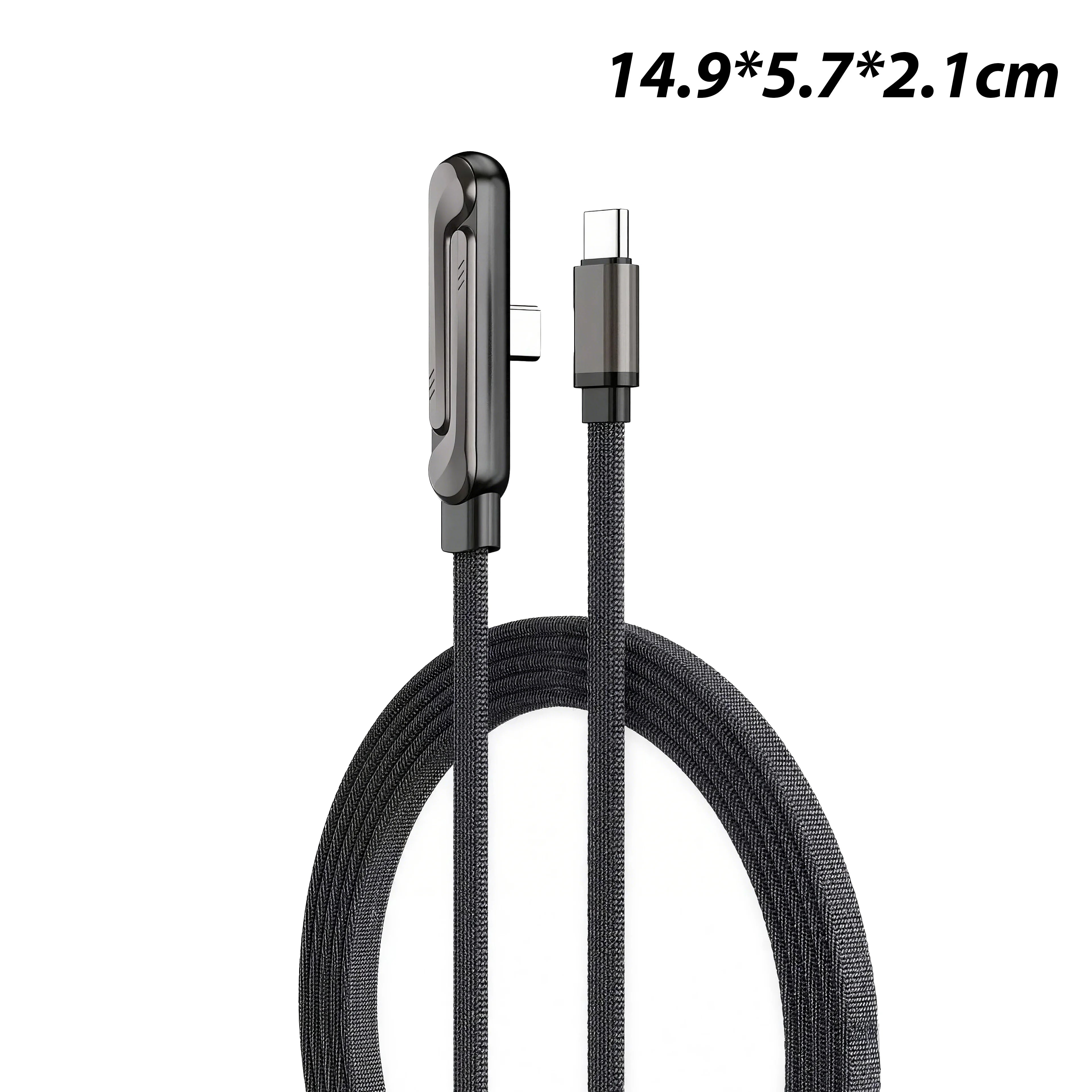 Cable tipo c carga ultra rapida reforzado Cable de Carga Rápida Tipo C a Tipo C de 240W, con Soporte Plegable para Teléfono, para iPhone 17/16/15, para Cargador Samsung