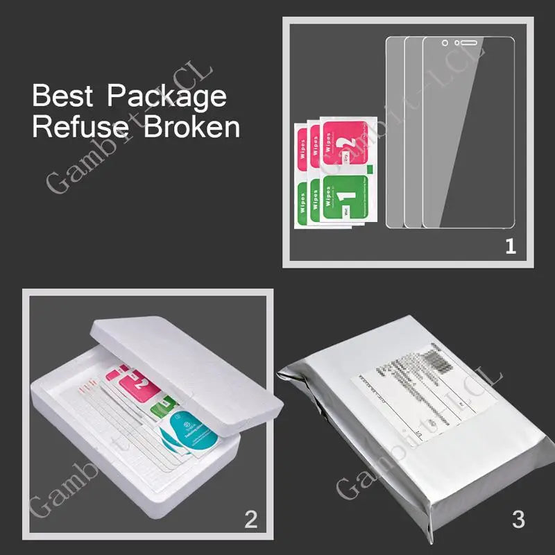 3 uds para Blackview BV6300 BV6200 Plus BV5500 BV5300 Pro BV5200 BV5100 BV4800 N6000SE N6000 Protector de pantalla película de vidrio templado
