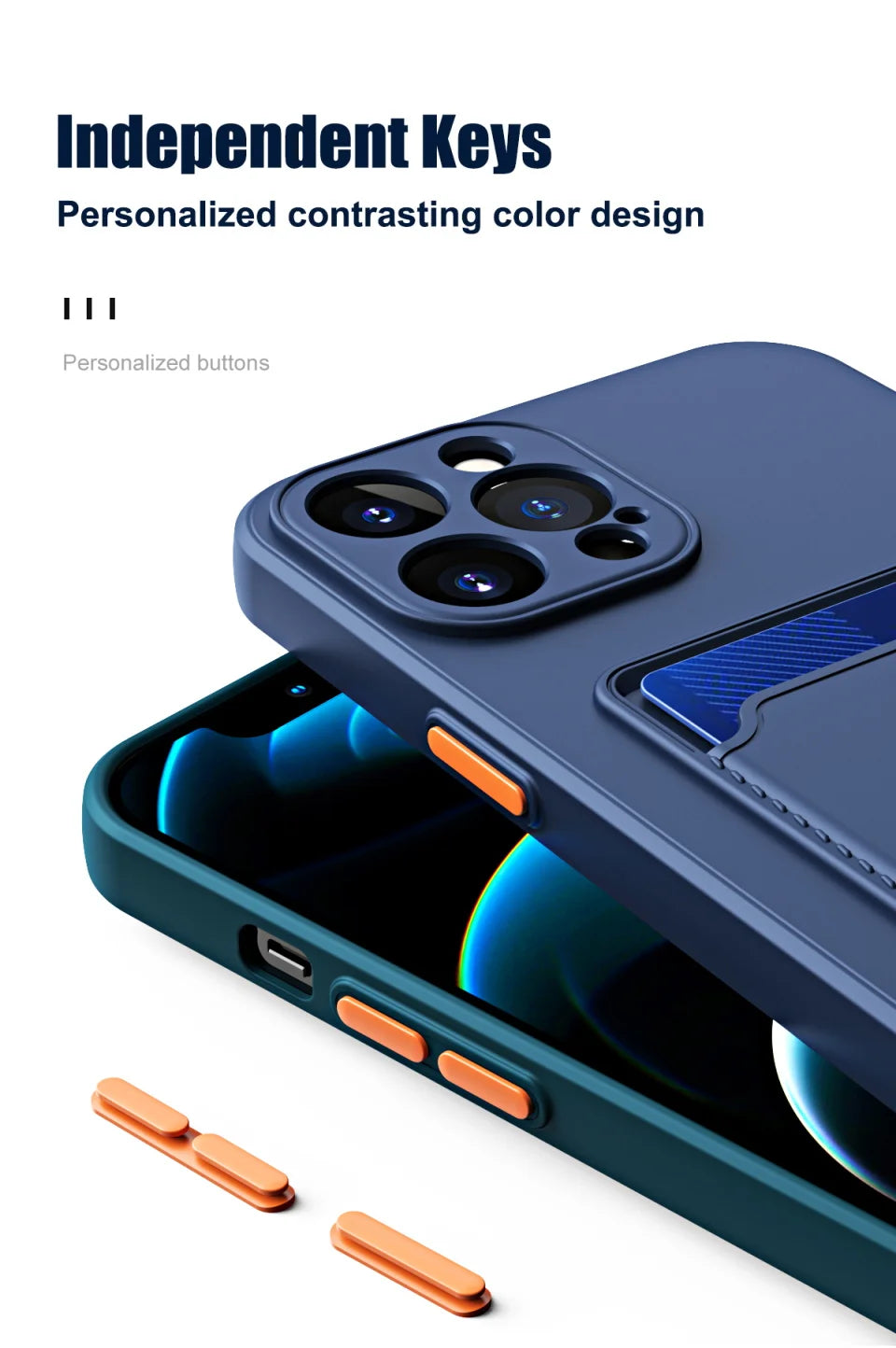 Funda tipo billetera de silicona suave de lujo para iPhone 17 Air 16 15 14 11 13 12 Pro Max Plus, Funda protectora trasera con ranura para tarjetero