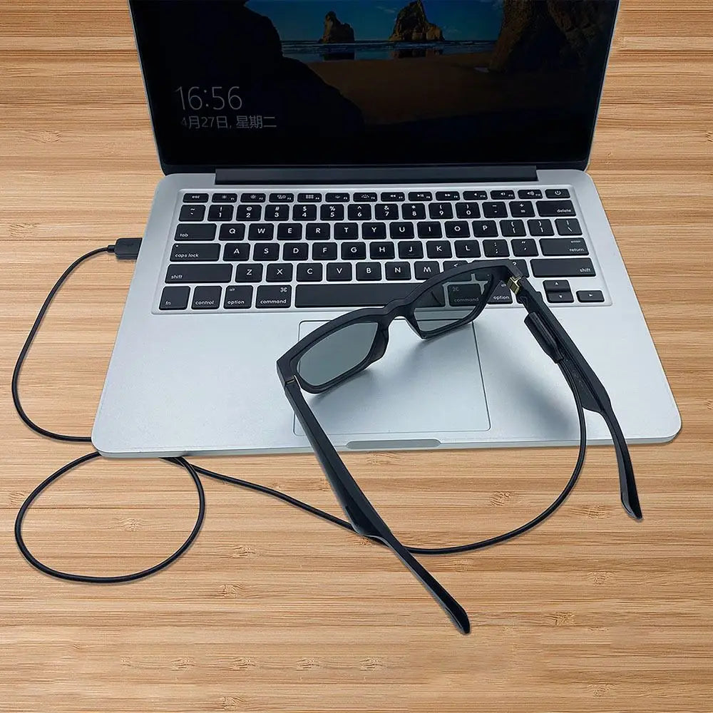Base de carga magnética para marcos BOSE, Cable de alimentación, adaptador de corriente, cargador de gafas inteligente, carga inalámbrica para marcos BOSE