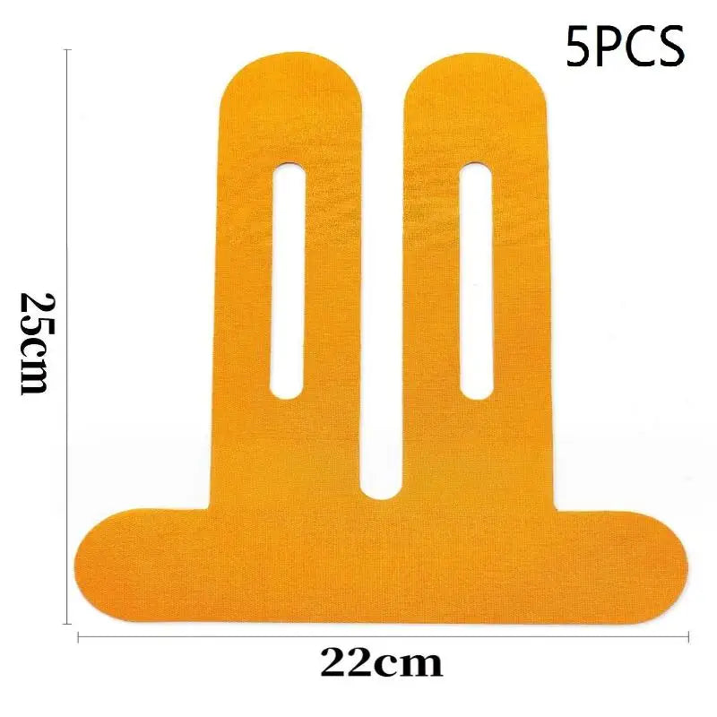 Cinta de kinesiología, atlética y elástica, transpirable, para rodillas, impermeable, proporciona soporte y estabilidad para correr, 1/5 Uds.