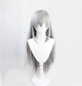 Cosplay Uma Musume Pretty Derby Tamamo Cross peluca Anime juego fiesta peluca gris plata peluca larga y recta ﻿