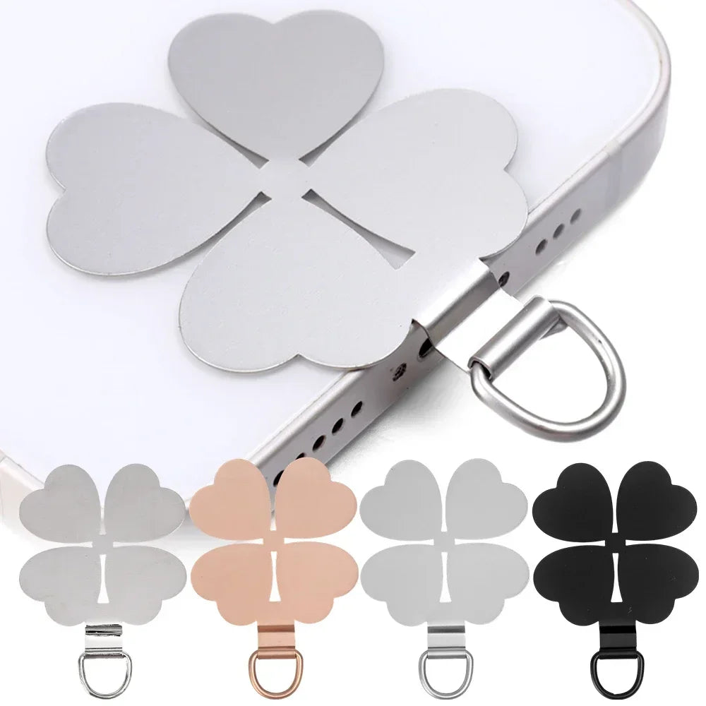 Parche de cordón de Metal ultrafino para teléfono móvil, cuerda colgante antipérdida Universal de acero inoxidable, Clip de lengüeta, accesorios para teléfonos