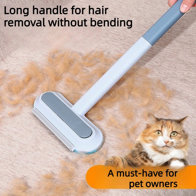 Cepillo Quitapelusas para Mascotas, Removedor de Pelo de Gato y Perro, Herramienta de Absorción de Pelo para Sofá, Cama y Alfombra