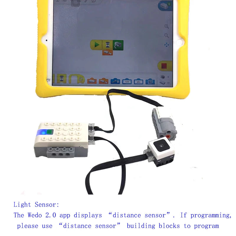 280 Uds piezas WeDo 2,0 RC juego de núcleos de robótica con seis sensores compatibles lego 45300 estudiante DIY juguete educativo de ladrillo