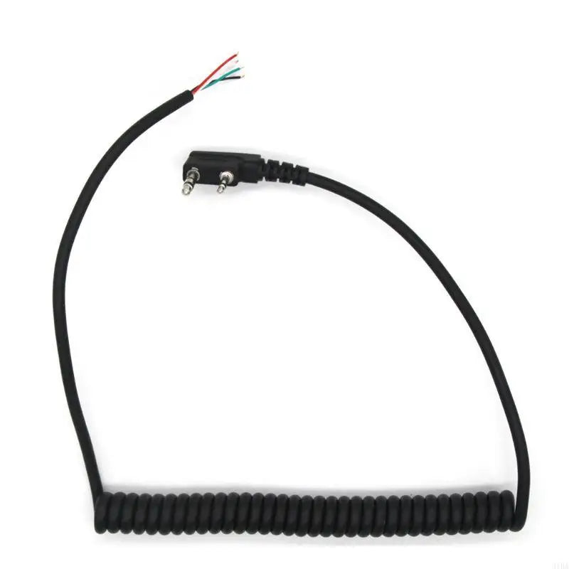 Walkie Talkie altavoz micrófono Cable duradero resistente al desgaste 70cm altavoz micrófono Cable para Baofeng UV5R para Kenwood TK-240 Linton