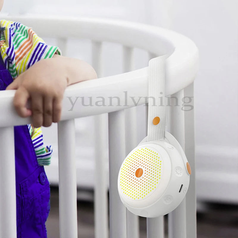 Máquina Portátil de Ruido Blanco con Bluetooth para Ayudar a Dormir al Bebé, Batería Integrada, Calmante para Dormir al Bebé para Guardería y Viajes