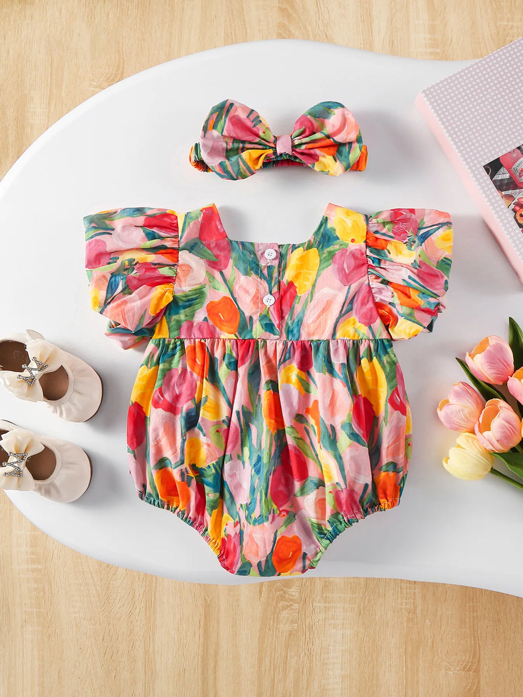 5294 Nueva ropa bonita para bebés 2025, novedad de verano, ropa de una pieza para niñas, ropa fina de algodón para escalar de princesa.