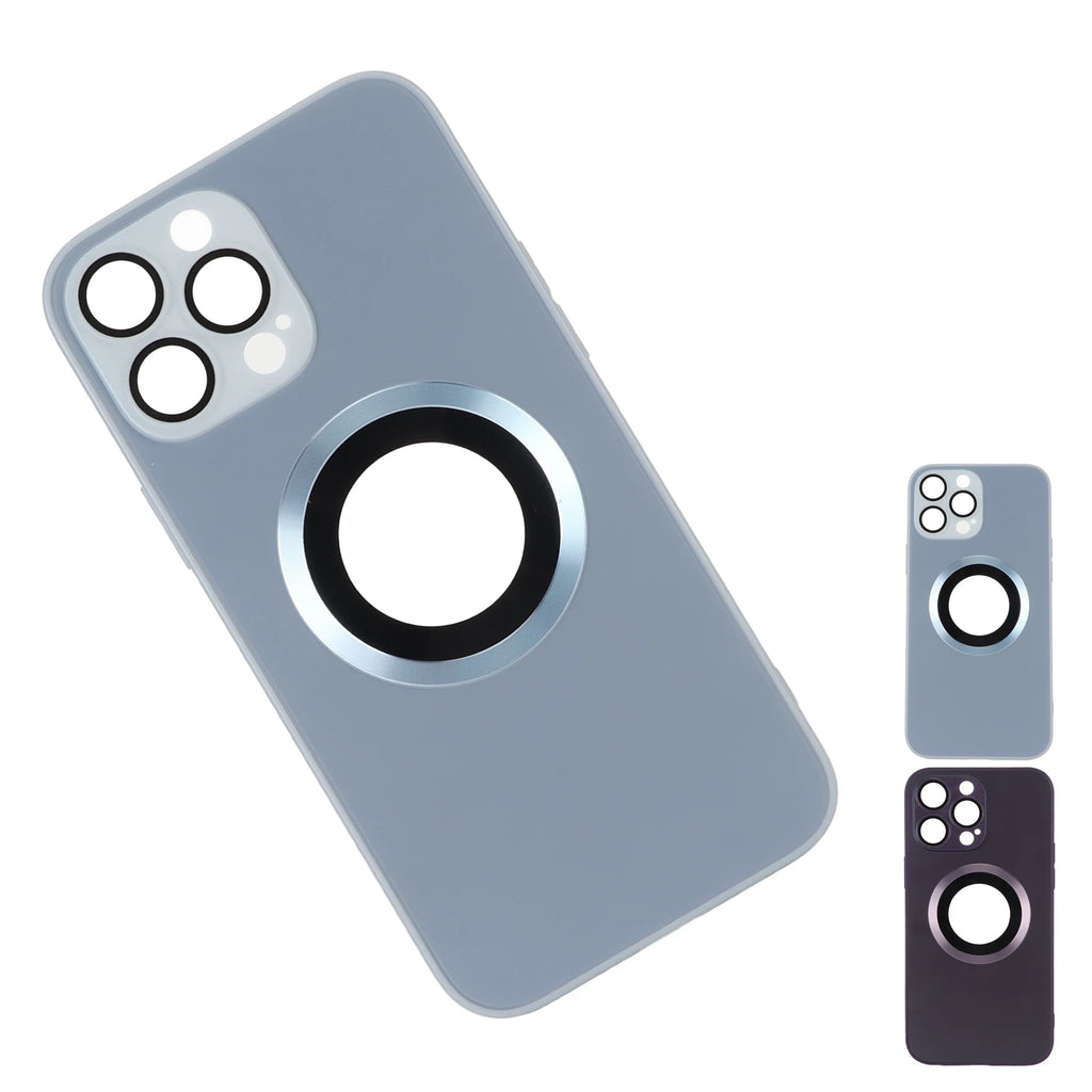 Funda Magnética para Teléfono, a Prueba de Polvo y Arañazos, Funda Magnética para Teléfono con Cristal Esmerilado, Cubierta Protectora para iPhone 14 Pro Max