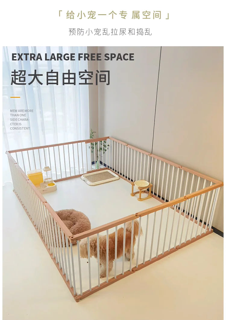 Jaula para perros fuerte y duradera, valla interior suave para mascotas, vallas para perros antioxidantes, diseño creativo, fácil instalación, suministros de productos para mascotas