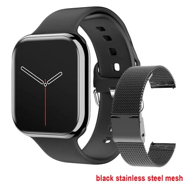 Nuevo reloj inteligente serie X para hombre y mujer, con monitor de presión arterial, llamadas por Bluetooth, NFC, monitorización del sueño, carga inalámbrica, reloj deportivo compatible con IOS y Android.